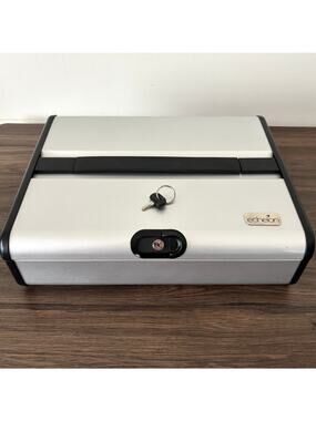 Echelon Cash Box 217702092 - MMF Industries - With Key - Steel - Metallic Silver